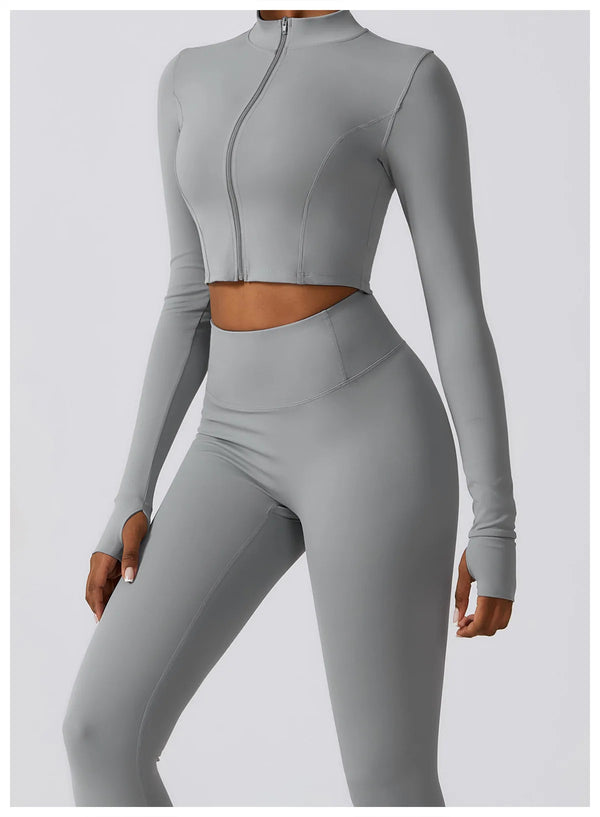 Conjunto-Barra-com-calça-academia-roupa-de-fitness-legging-treino-welles-corrida-tenis-beach-tennis-moda-musculação-esforço-cor-cinza