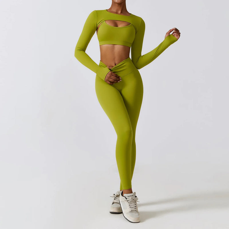 Conjunto-Ipanema-academia-roupa-de-fitness-legging-treino-welles-corrida-tenis-beach-tennis-moda-musculação-esforço-verde