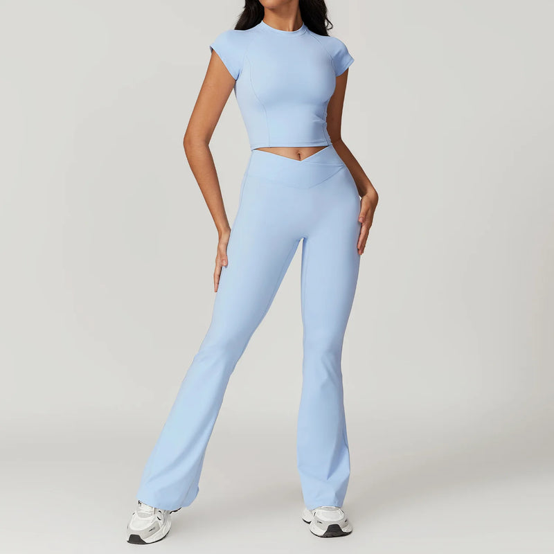 Conjunto-Madrid-Com-Manga-academia-roupa-de-fitness-legging-treino-welles-corrida-tenis-beach-tennis-azul-claro