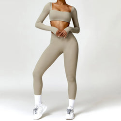 Conjunto-Pier-Com-Calça-academia-roupa-de-fitness-legging-treino-welles-corrida-tenis-beach-tennis-bege