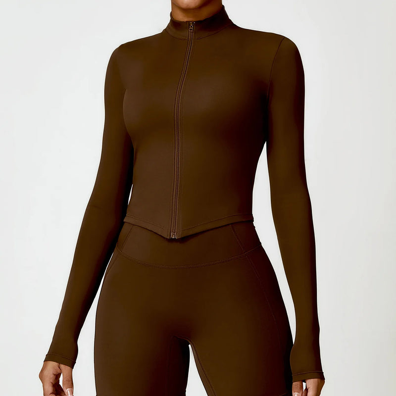Conjunto-Welles-Mônaco-academia-roupa-de-fitness-legging-treino-welles-corrida-tenis-beach-tennis-marrom-esforço