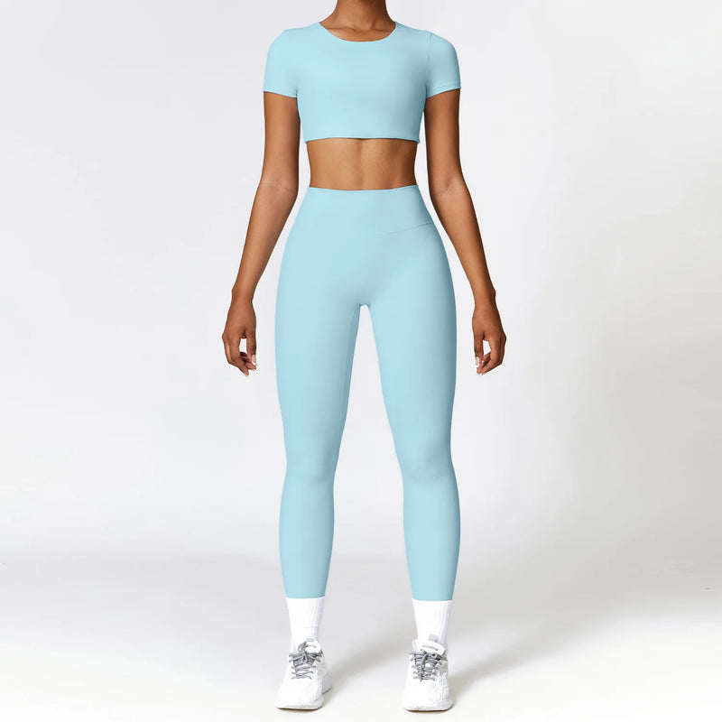 Conjunto-Welles-Mind-com-Calça-academia-roupa-de-fitness-legging-treino-welles-corrida-tenis-beach-tennis-azul-fit