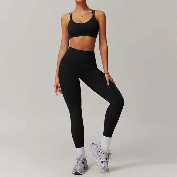 Conjunto-Welles-Space-com-Calça-academia-roupa-de-fitness-legging-treino-welles-corrida-tenis-beach-tennis-preto