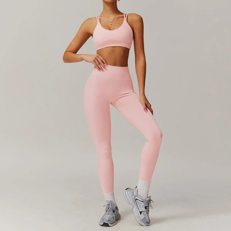 Conjunto-Welles-Space-com-Calça-academia-roupa-de-fitness-legging-treino-welles-corrida-tenis-beach-tennis-rosa-claro