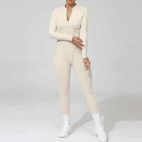 Macacão-Jump -com-Zíper-academia-roupa-de-fitness-legging-treino-welles-corrida-tenis-beach-tennis-moda-musculação-esforço