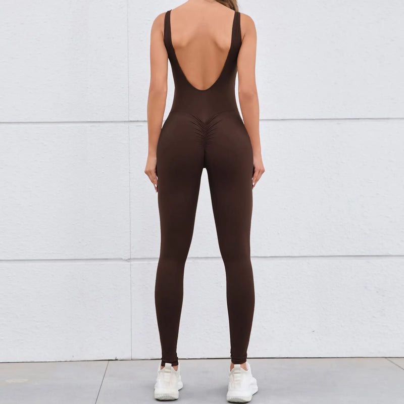 Macacão-Welles-Mint-academia-roupa-de-fitness-legging-treino-welles-corrida-tenis-beach-tennis-marrom