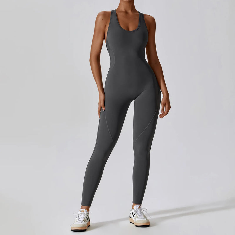 Macacão-Welles-Rit-academia-roupa-de-fitness-legging-treino-welles-corrida-tenis-beach-tennis-cinza-fit-escforço