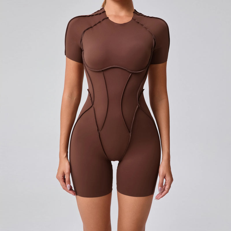 Macaquinho-Flip-academia-roupa-de-fitness-legging-treino-welles-corrida-tenis-beach-tennis-moda-muscula_o-esforço-cor-marrom-boa-forma