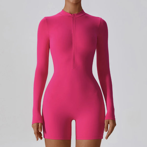 Macaquinho-Verona-academia-roupa-de-fitness-legging-treino-welles-corrida-tenis-beach-tennis-moda-musculação-esforço-Rosa