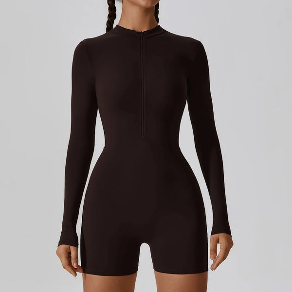 Macaquinho-Verona-academia-roupa-de-fitness-legging-treino-welles-corrida-tenis-beach-tennis-moda-musculação-esforço-marrom
