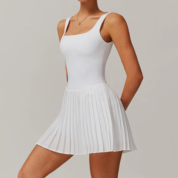Vestido-Esportivo-Glacy-com-Short-academia-roupa-de-fitness-legging-treino-welles-corrida-tenis-beach-tennis-branco