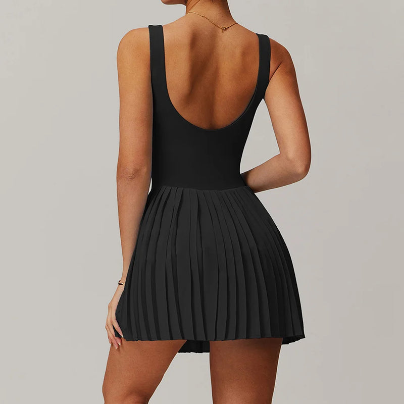 Vestido-Esportivo-Glacy-com-Short-academia-roupa-de-fitness-legging-treino-welles-corrida-tenis-beach-tennis-preto-fit